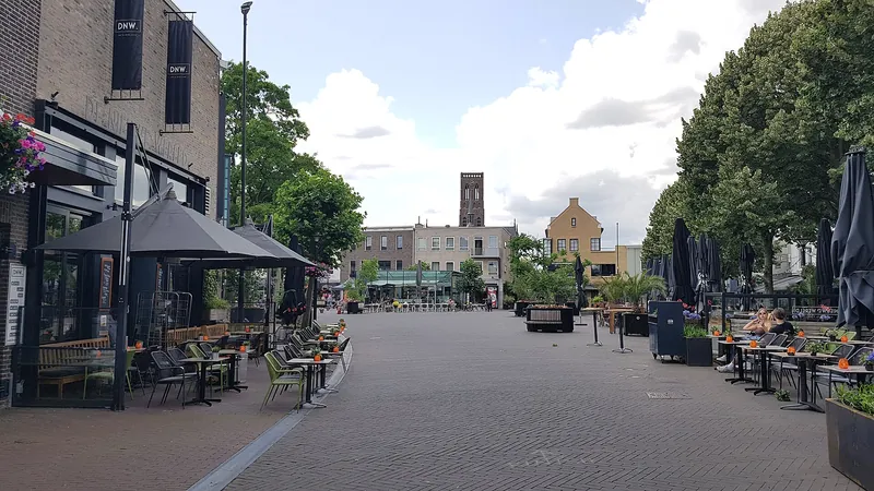 De Heuvel in Oss richting het westen